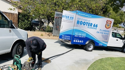 Trenchless  sewer line replacement